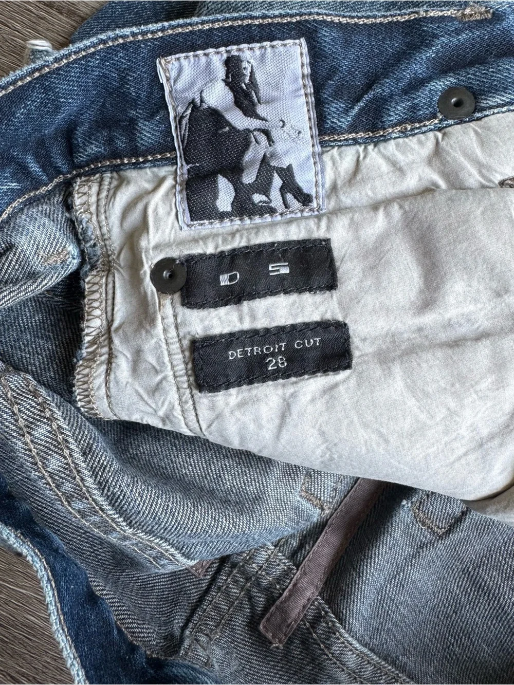 OLMAR and MIRTA x DRKSHDW x RICK OWENS ss15 Hustler Blue Detroits